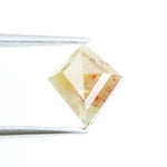 0.90 Ct yellow and orange kite cut natural diamond with radiant dual tone color and elegant geometric shape for luxury jewelry