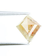 0.90 Ct yellow and orange kite cut natural diamond with radiant dual tone color and elegant geometric shape for luxury jewelry