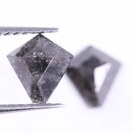 0.78 Carat Natural Kite Shape Loose Diamond Pair ( 5.98 X 5.22 ) ( 6.13 X 5.22 )