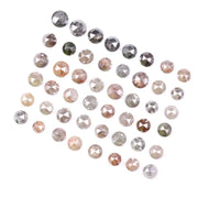 7.33 Ct Natural Loose Diamond Lot  Round Rose Cut Mixed Color Rustic Antique Diamonds Custom  Handmade Jewelry