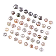7.33 Ct Natural Loose Diamond Lot  Round Rose Cut Mixed Color Rustic Antique Diamonds Custom  Handmade Jewelry