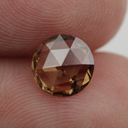 brown colour 0.63 lab grown diamond ring