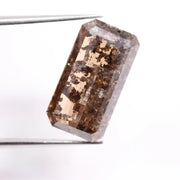 7.44-carat brown diamond value, are brown diamonds worth anything, brown diamond tennis bracelet, emerald diamond, black faceted diamond