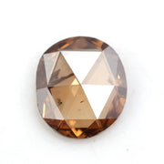 brown colour 0.99 ct diamond ring lab grown