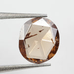 brown colour 0.99 ct diamond ring lab grown