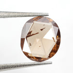 brown colour 0.99 ct diamond ring lab grown