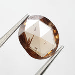 brown colour 0.99 ct diamond ring lab grown