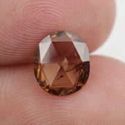 brown colour 0.99 ct diamond ring lab grown