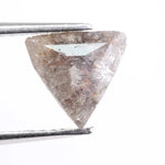 1.13 carat natural loose trillion cut gray diamond fancy shape stone for custom jewelry
