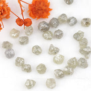 6.21 Ct Earth-Mine Raw Rough Diamond Loose Grey Yellow Untreated Diamond Lot