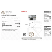 fancy vivid pink colour diamond igi certified lab grown diamonds igi report number