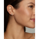 3.33 ct lab grown diamond earrings for women in elegant fine jewelry style, sparkling sustainable diamond stud earrings gift for her