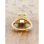  Wedding ring victorian style with antique inspired luxury detailing