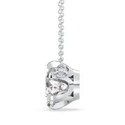 1.89 Ct Brilliance Round Moissanite Solitaire Necklace