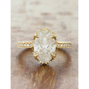 hailey Bieber engagement ring inspired marquise diamond engagement ring with luxury modern bridal style.
