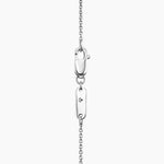 Lab created gemstone necklace with radiant stones in a fine gold chain elegant look