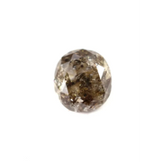 0.58 Ct Oval Cut Brown Fancy Natural Earth Mined Loose Antique Style Diamond for Custom Engagement Rings .