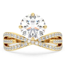 Statement Moissanite Royal Look Wedding Ring