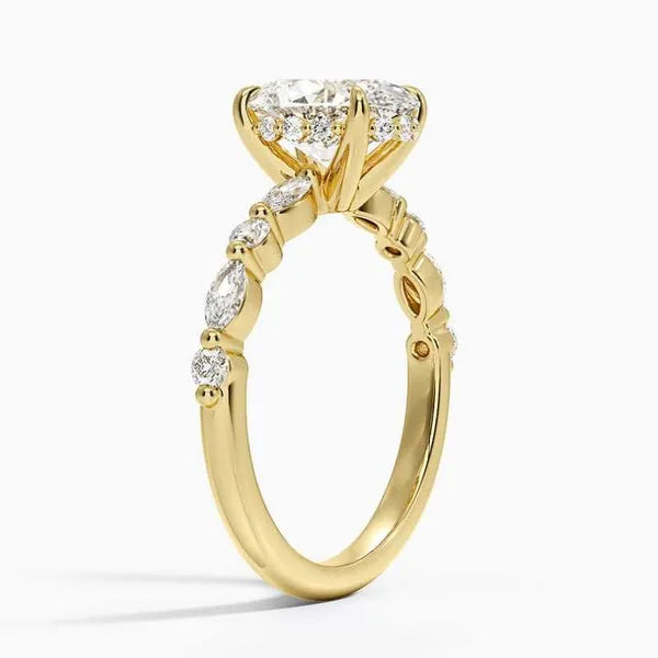 Classic Moissanite Solitaire Ring