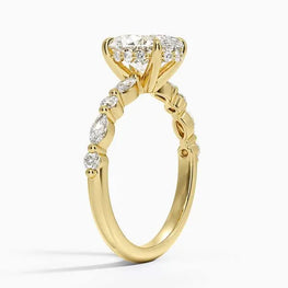 Classic Moissanite Solitaire Ring