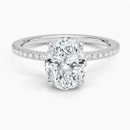  3 Ct Marquise Cut Diamond  Rectangle engagement ring with real diamonds,