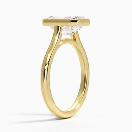 2.29 Ct Classic Bezel Moissanite Engagemet Ring