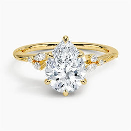 Classic Moissanite Solitaire Engagement Ring