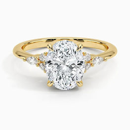 Classic Moissanite Solitaire Engagement Ring