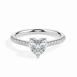 Classic Solitaire Moissanite Engagement Ring
