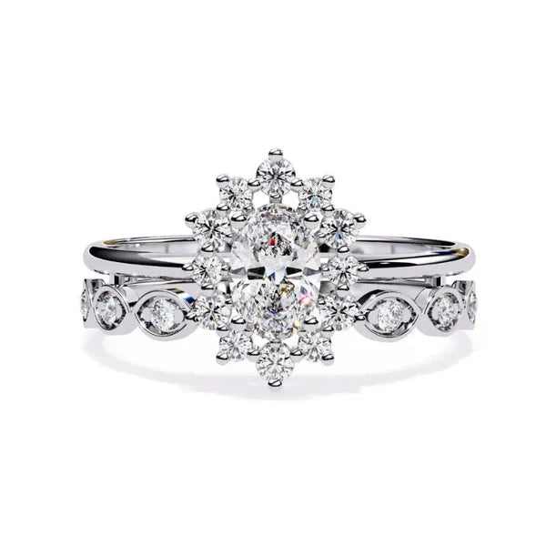 Vintage-Inspired Moissanite Bridal Ring