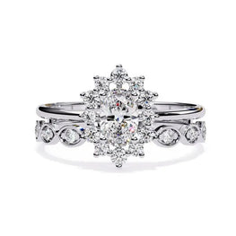 Vintage-Inspired Moissanite Bridal Ring