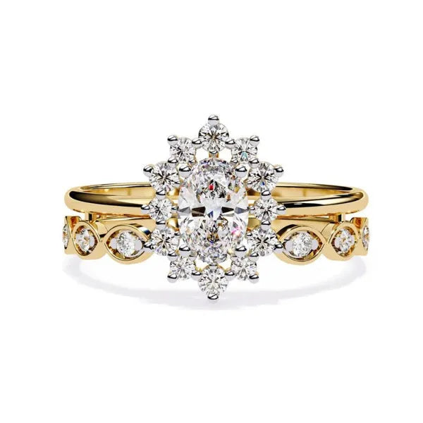 Vintage-Inspired Moissanite Bridal Ring