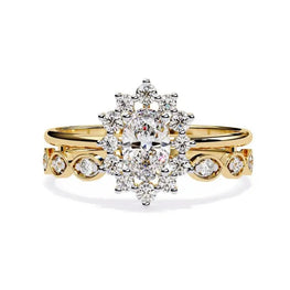 Vintage-Inspired Moissanite Bridal Ring