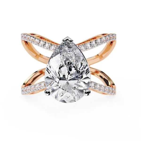 Affordable Moissanite Cocktail Ring