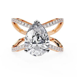 Affordable Moissanite Cocktail Ring