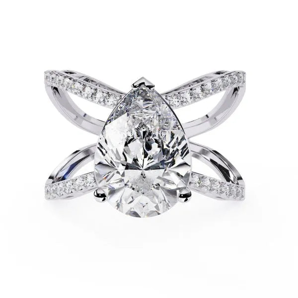 Affordable Moissanite Cocktail Ring
