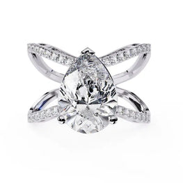 Affordable Moissanite Cocktail Ring