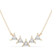 4.37 Ct Various necklace designs in gold and gemstone styles