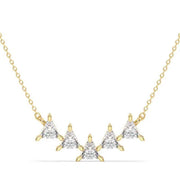 4.37 Ct Various necklace designs in gold and gemstone styles