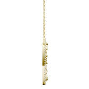 0.96 Ct 22k gold necklace with traditional gold craftsmanship.
