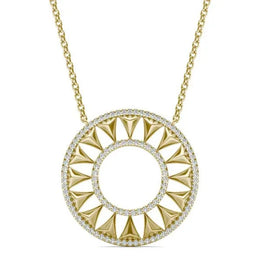0.95 Ct Italian gold necklace with polished finish and elegant chain.