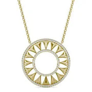 0.95 Ct Italian gold necklace with polished finish and elegant chain.