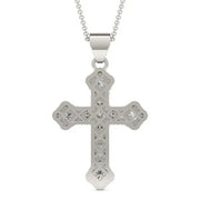 4.31 Ct Gold bow necklace pendant with ribbon-inspired design.