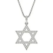 2.03 Ct Gold crucifix necklace for men with Jesus pendant.