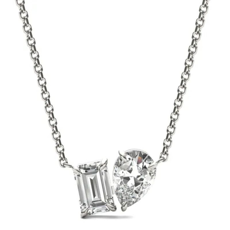 Toi Moi Moissanite Diamond Necklace