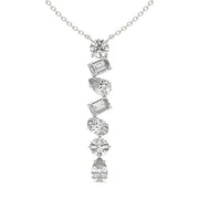 5.34 Ct Gold angel wing necklace pendant with fine feather detailing.