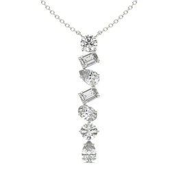 5.34 Ct Gold angel wing necklace pendant with fine feather detailing.