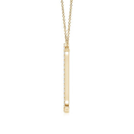 Leo Zodiac Sign Round Moissanite Personalized Necklace