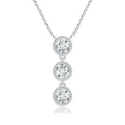 4.69 Ct Gold necklace for men with solid pendant design.