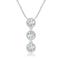 4.69 Ct Gold necklace for men with solid pendant design.